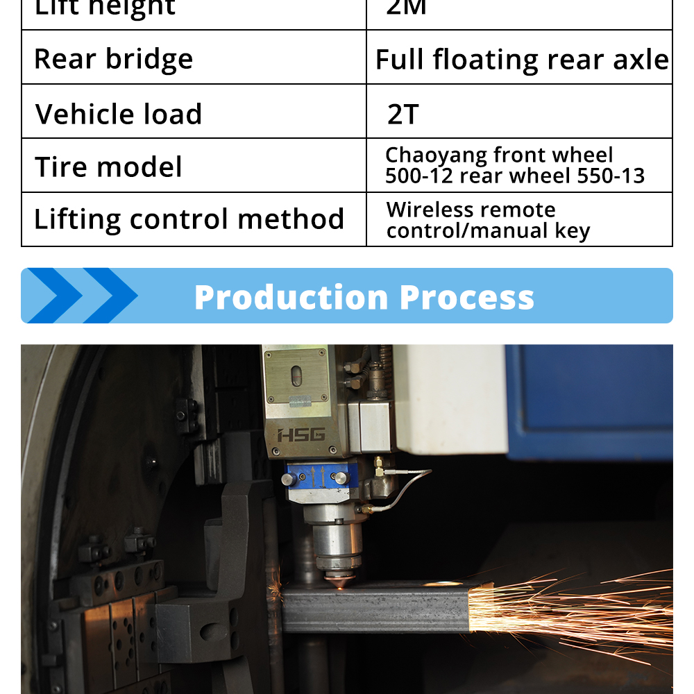 Lifting And Dumping Four-Wheel Vehicle